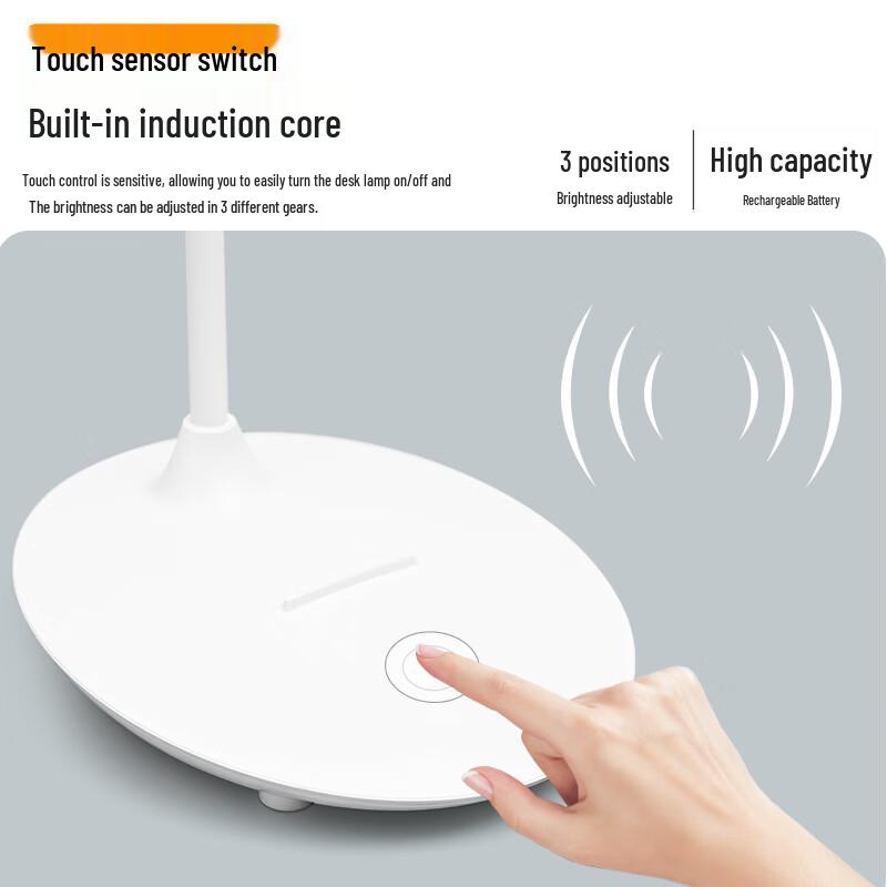 Full Spectrum Eye-Protection Rechargeable LED Desk Lamp