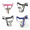 Male Stainless Steel Adjustable Curved Chastity Belt/ T-type with Anal Plug Full Closed Cage Lockable Penis Restraint Sex Toys