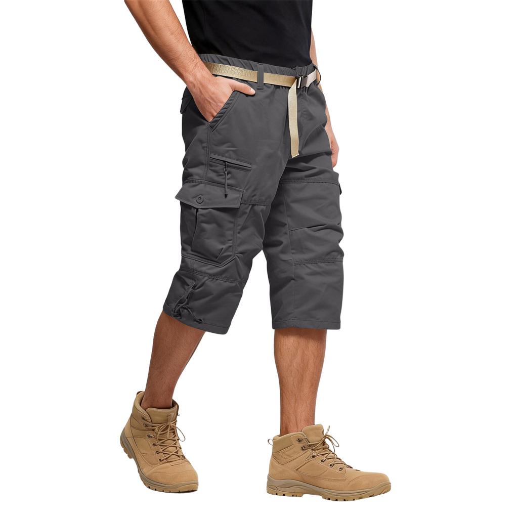 Men's Casual Workwear Multi-Pocket Shorts