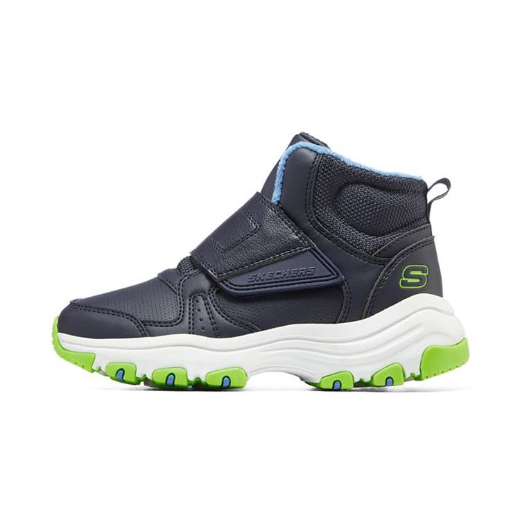 Skechers I-Conik Mid-Top Dad Shoes Kids Sneakers Navy-Blue 8701647L-NVMT 27.5