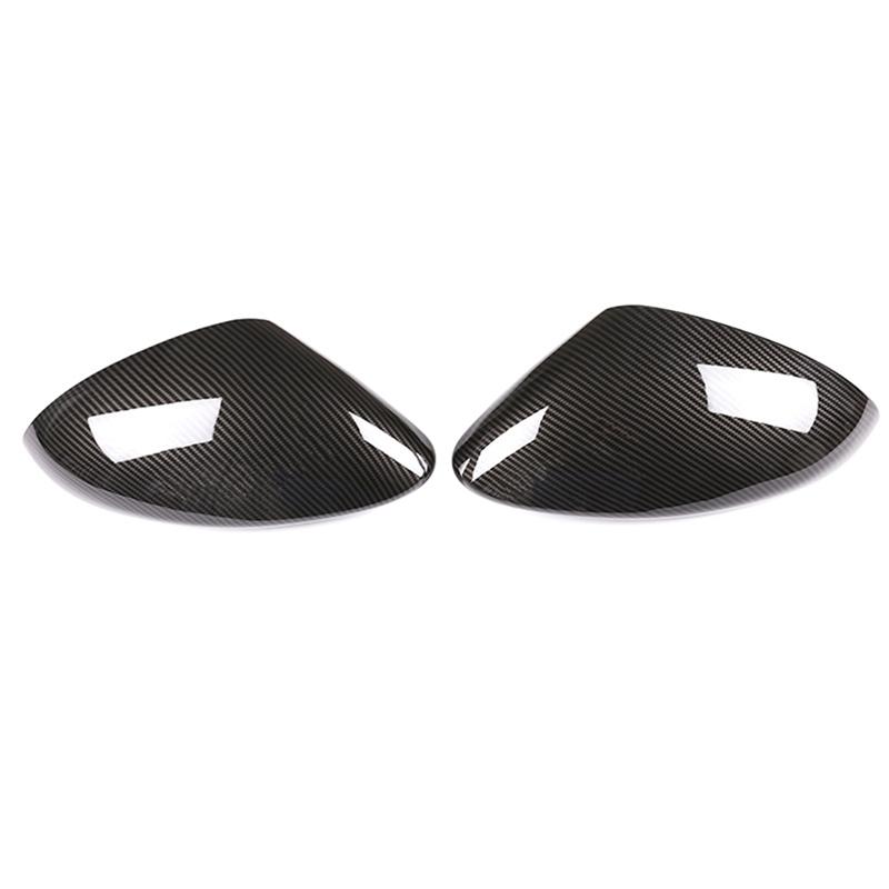 For Maserati Grecale   Car Rearview Cover Side Mirror Trim Decorate Sticker Parts Accessories (ABS Carbon Fiber Pattern)