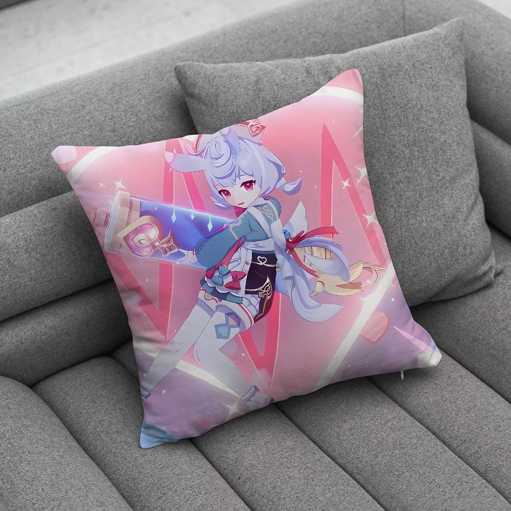 GGenshin Impact Sigewinne Pillow Case Soft Cushion Cases for Farmhouse Sofa Decor Home Decorations and Protector