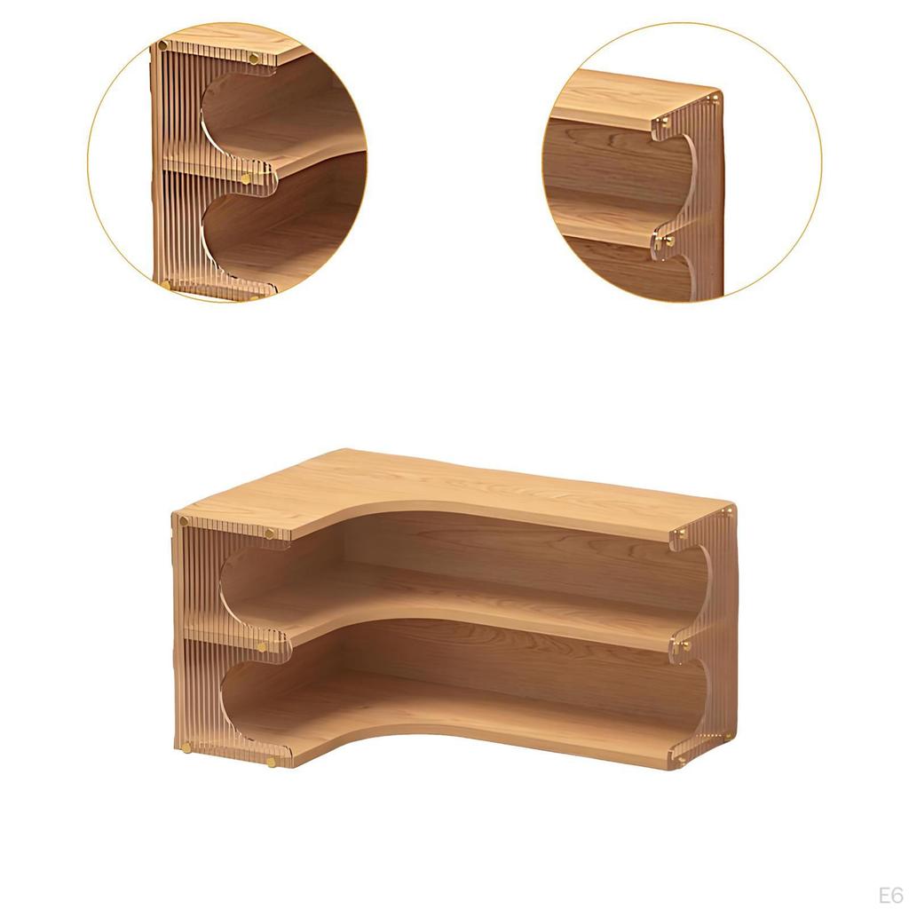 Eckschreibtisch Organizer Regal Arbeitsplatten-Display Vielseitiges Wasserbecher Aufbewahrungsregal 2