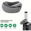 Μαξιλάρι λαιμού Memory Foam Αυχενικός σπόνδυλος Ταξίδι Φορητό μεσημεριανό διάλειμμα Αεροσκάφος U Τύπος μαξιλαριού Μαξιλάρι ύπνου Κάμπινγκ Τσάντα μεταφοράς
