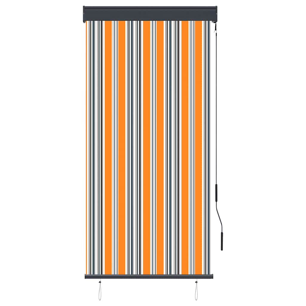 Vidaxl External Roller Blind, 80X250 Cm, Yellow-Blue