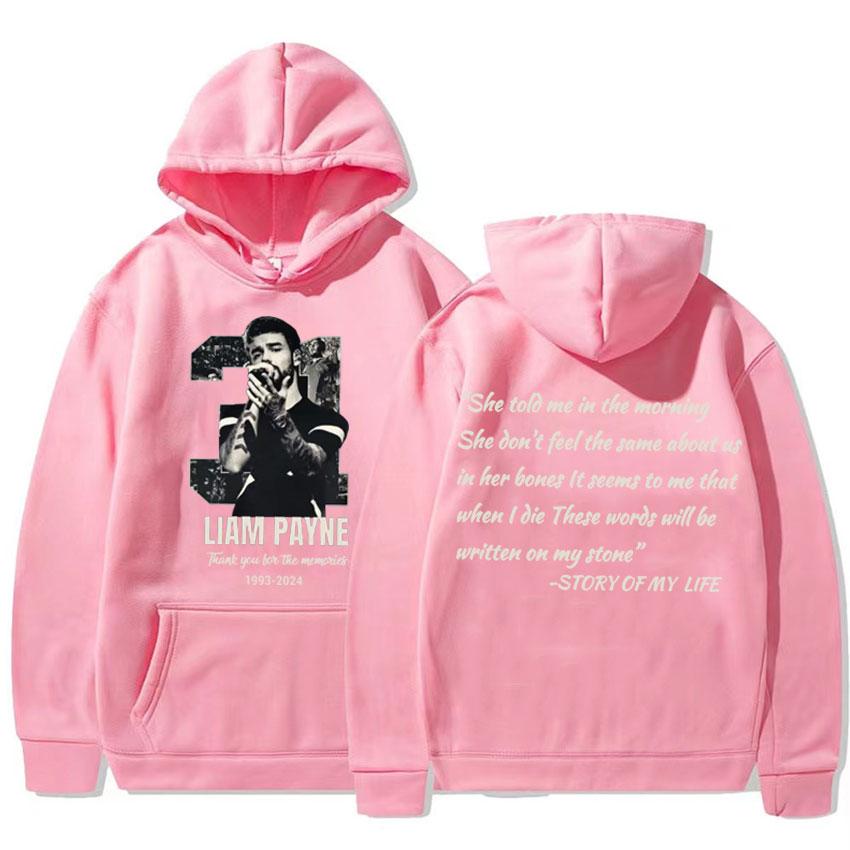 In Gedenken an Liam Payne Tribute 1993-2024 Pullover Hoodies Herren Damen Kleidung Harajuku Hip Hop Sweatshirt Hoodie Streetwear