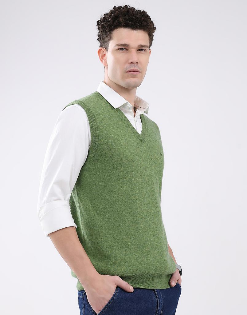 Monte Carlo Men's V Neck Sleeveless Sweater