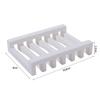 Soap Saver Flexible Soap Holder Non-slip Waterproof Bar Soap Dish Hollow Design Silicone Soap Box Bathroom