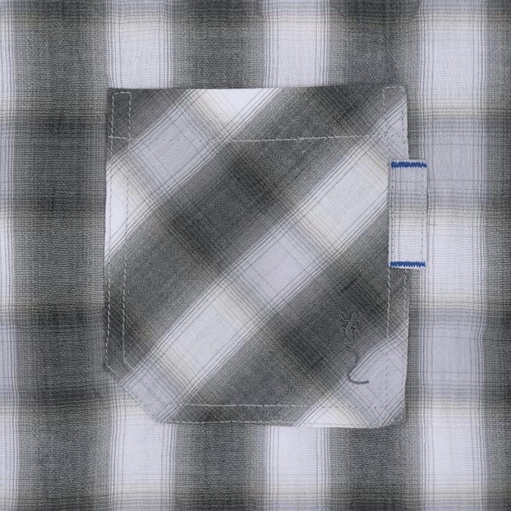Bluetail Gray Check Shirt Azg1bl02gy