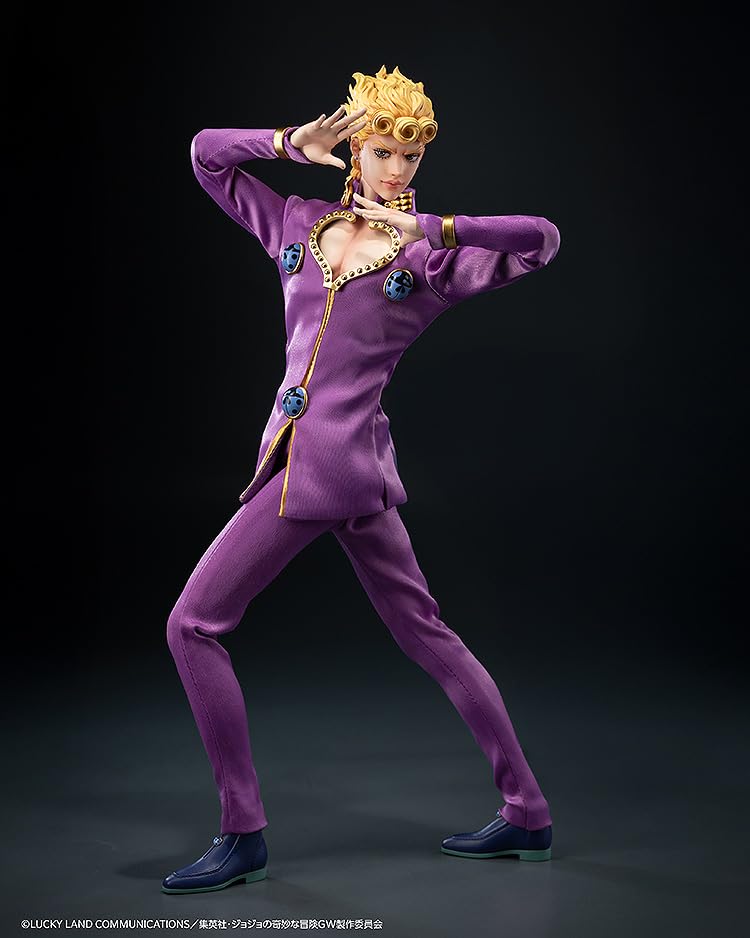 ThreeZero FigZero Anime "JoJo's Bizarre Adventure: Golden Wind" 16 Giorno Giovanna 16 Scale ABS & PVC & POM [cloth Costume] Painted Movable Figure