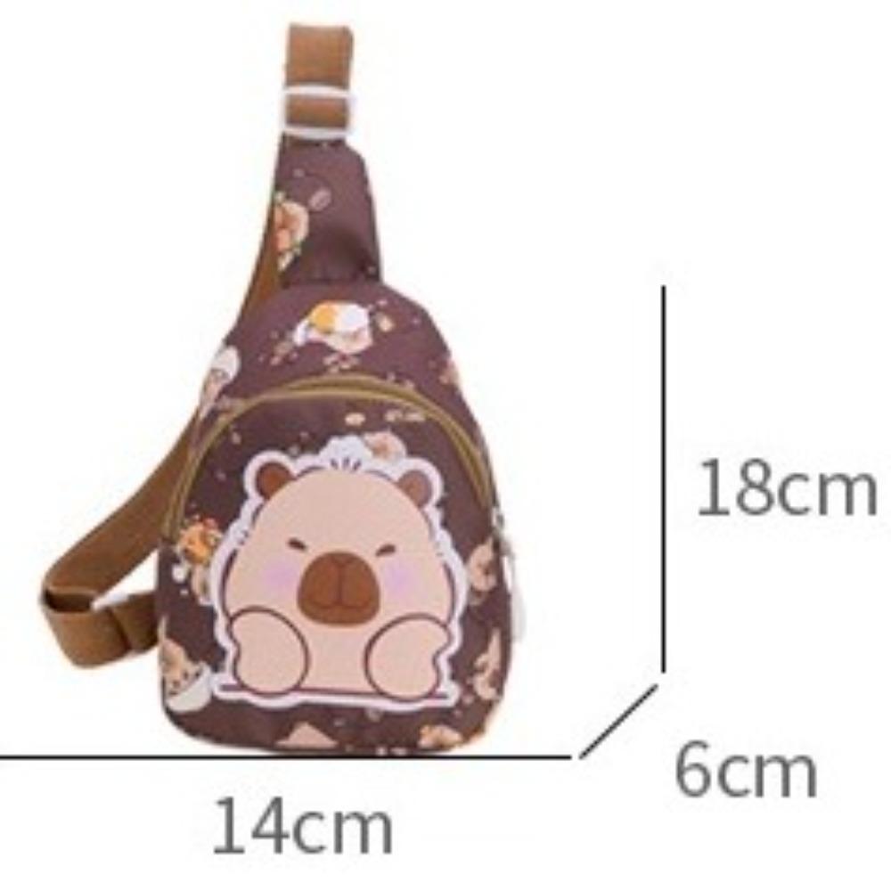 Large Capacity Kids Chest Bag Cute Cartoon Children's Waist Packs Creative Crossbody Bag