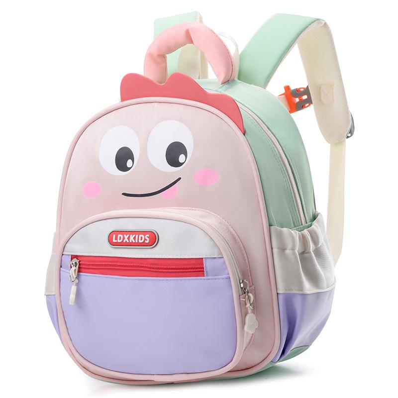 

Toddler Unisex Vintage Retro Trendy Backpack Adorable Minimalist Bag School рожевий