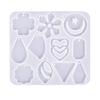 Geometric Earring Mold DIY Necklace Pendant Flower Crystal Epoxy Resin Molds