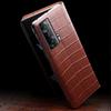 QIALINO For Honor Magic Vs 5G Case Smart View Window Genuine Cow Leather Phone Cover