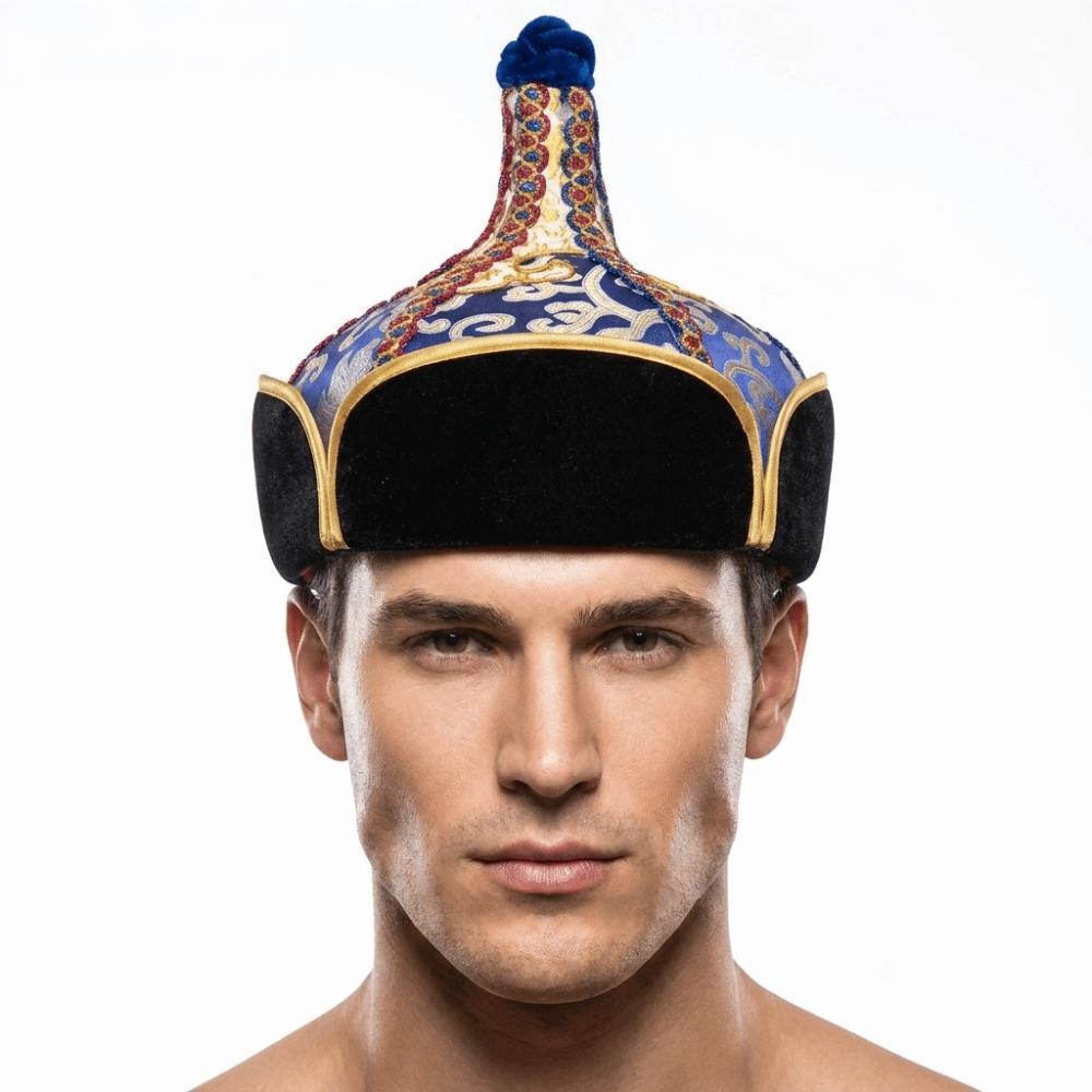 Stable Pointed Shape Ethnic Costume Headwear Comfortable Wearing Performance Hat Cultural Gala