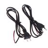 Eu Us Plug Ac Power Extension Cable Power Supply Cord 1.5M*0.75 For Electrical Sockets Outdoor Lamp Bulb Light