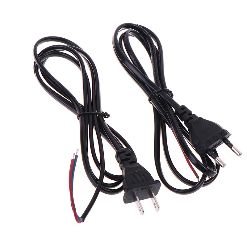 Eu Us Plug Ac Power Extension Cable Power Supply Cord 1.5M*0.75 For Electrical Sockets Outdoor Lamp Bulb Light