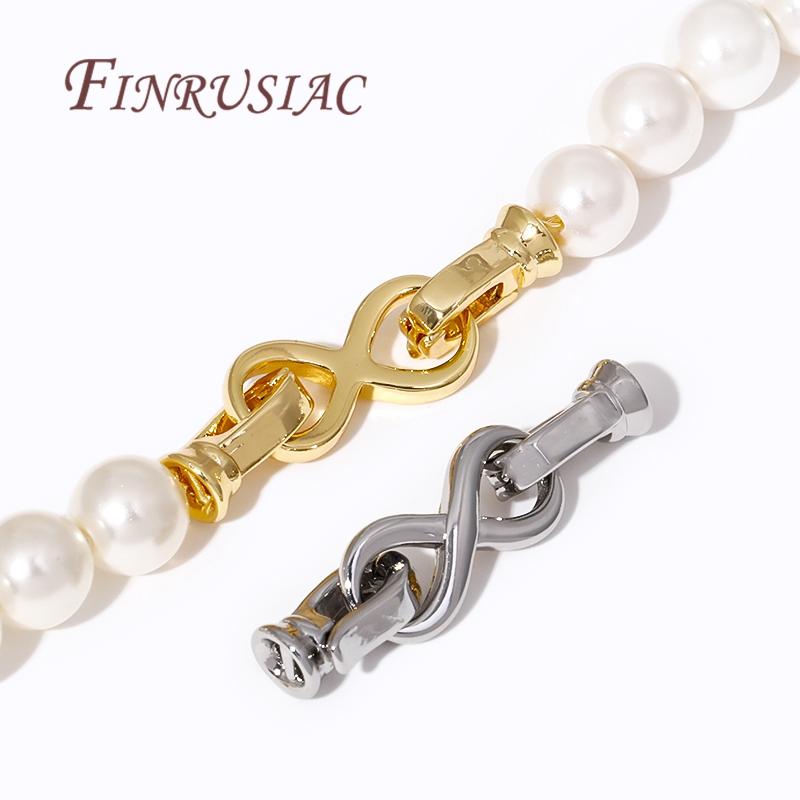 18K Gold Plated Connector Clasps Accessories For Bracelets,Brass Metal Locks For Jewelry,Fasteners Clasp,DIY Necklace Findings