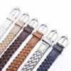 Fashionable Retro Versatile Braided Women’s Thin Belt Korean-Style High-End Elegant Everyday Casual Dress Belt (No Holes)