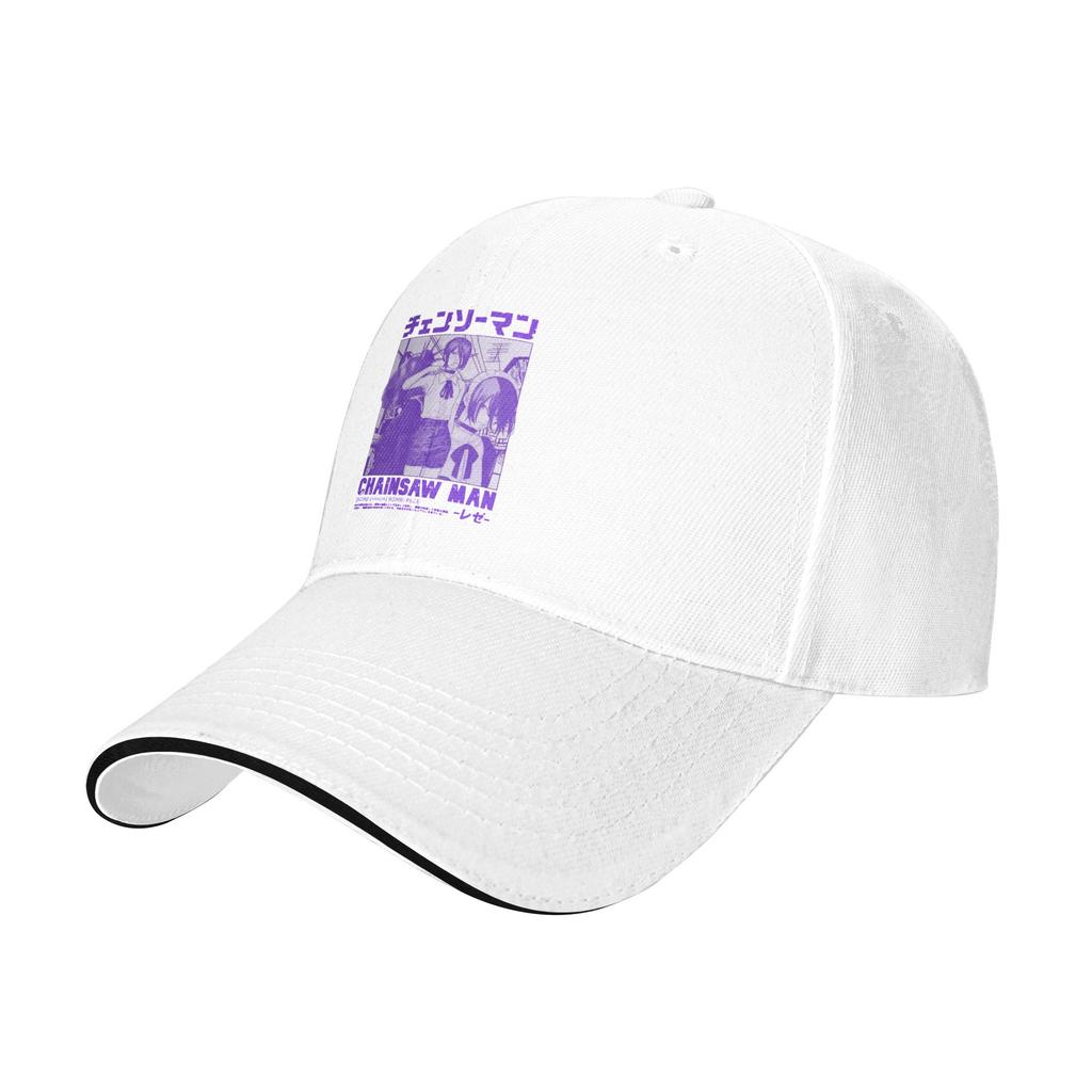 Chainsaw Unisex Reze Anime Baseball Caps Casual  Sandwich Caps Unisex Polyester Hats Cap Fishing