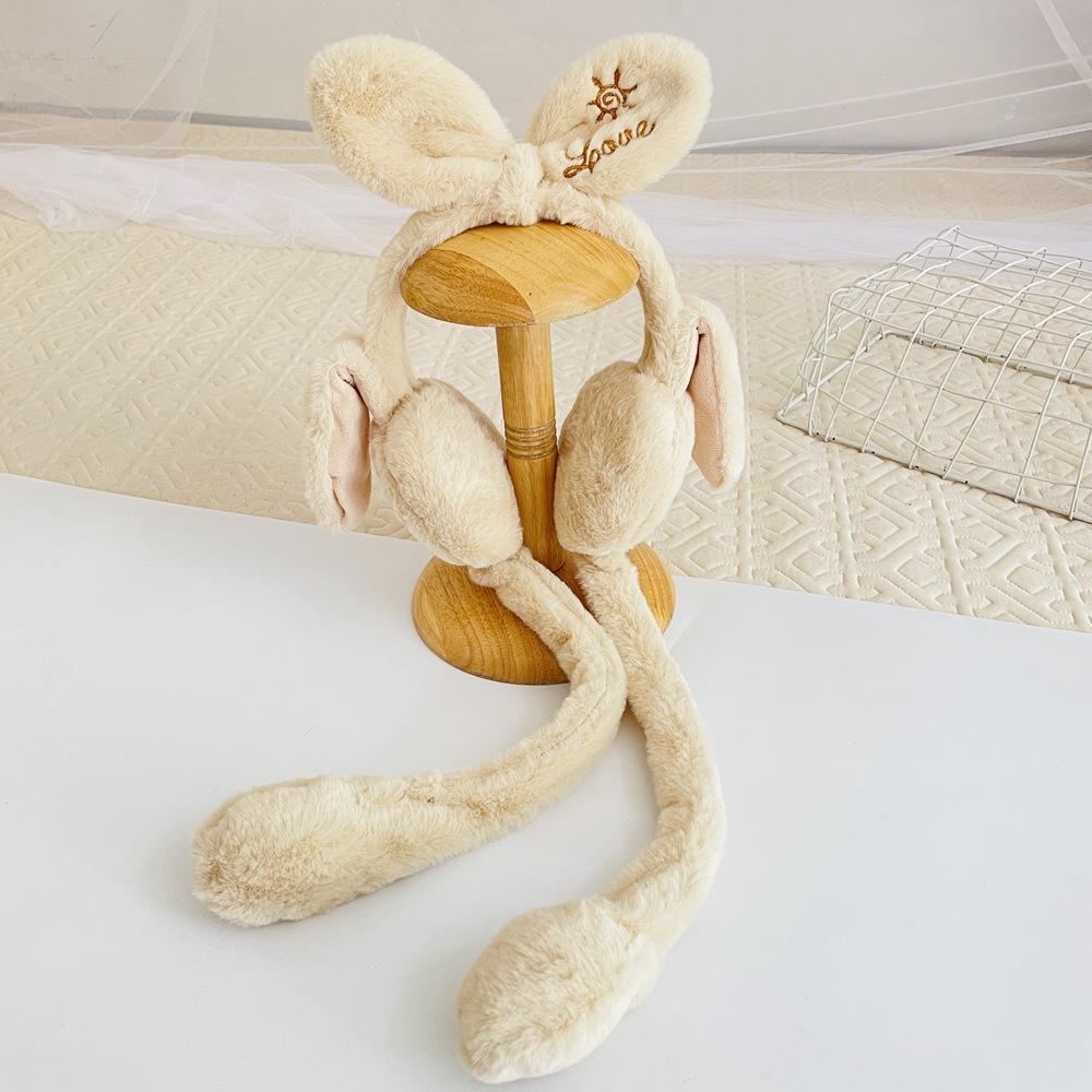 

Милые наушники-прыгуны в виде кролика, зимние теплые забавные игрушечные шапки, плюшевые игрушечные уши, шапка с подушкой безопасности для детей, рождественский подарок для детей