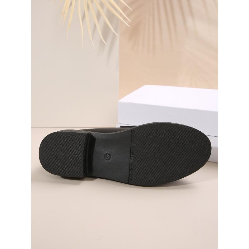 Women's Slip-On Loafer Flats, Thick Sole Retro Slip-On Moccasins, Plus Size Casual Spring Fall Shoes