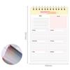 Daily Planner Reminder A5 Planner Notepad Time Organizer 2025 English Agenda Book  School