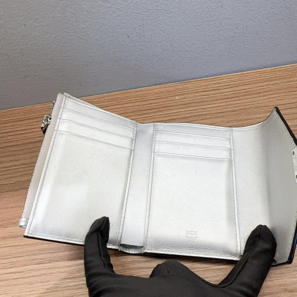 [Gebraucht] Grauer beschichteter Canvas Kleiner Kartenhalter - Sehr gut #1NE7PXS