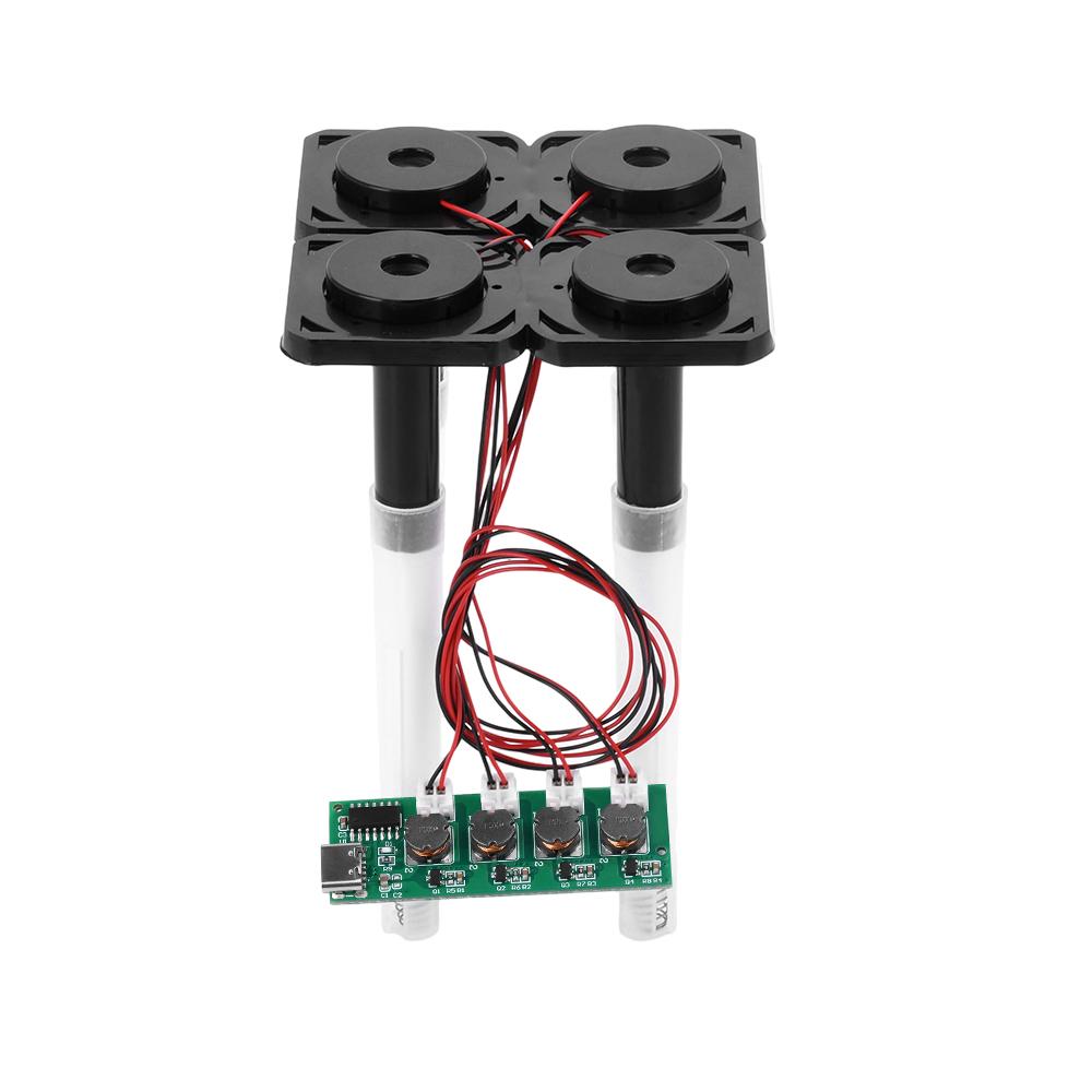 DC5V Unswitched Four Spray Humidifier Module Type-C USB Mini Humidifier DIY Kits Atomization Control Board 4 Fogger Atomization