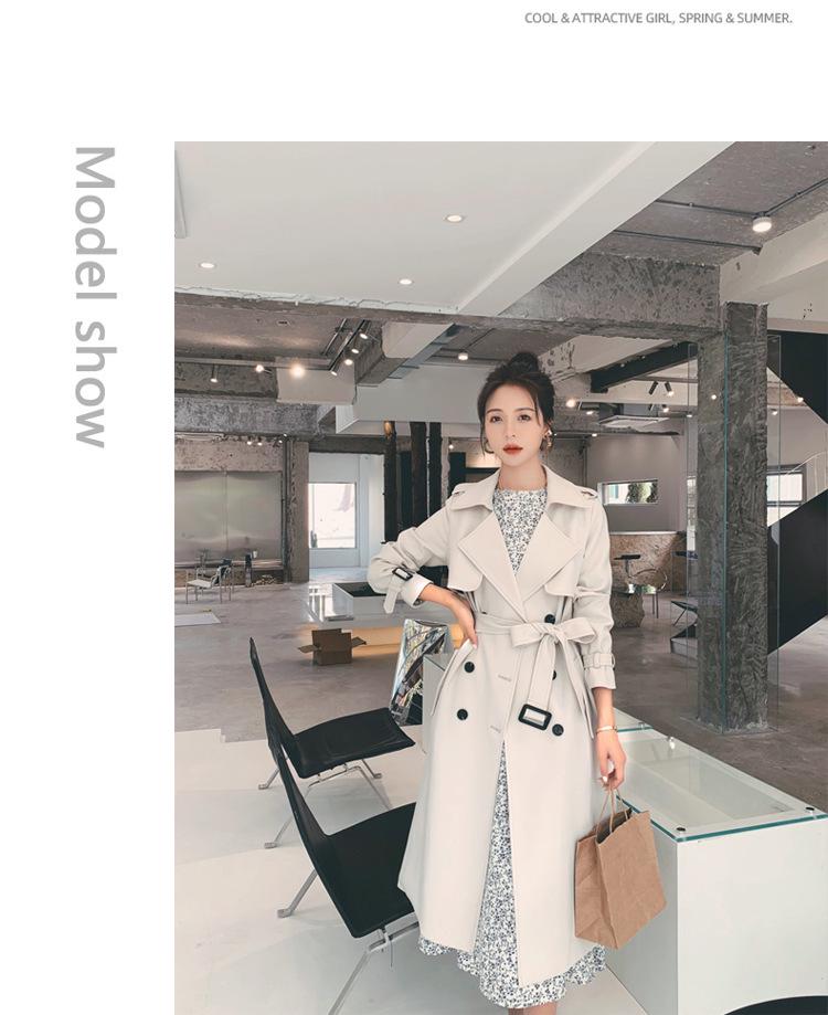 Women's British Style Slimming Trench Coat - Autumn 2025 Edition