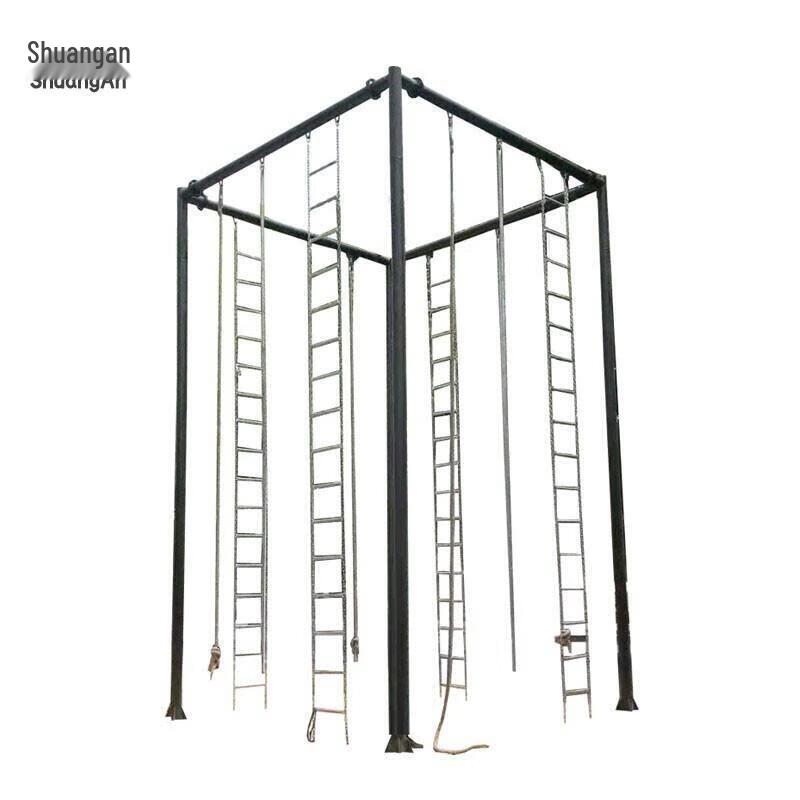 Shuangan Tetrahedral Fitness Climbing Frame