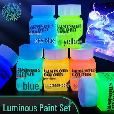Haiter Glow-in-the-Dark DIY Paint Set for Kids - Fluorescent Paint for Clothes and Shoes