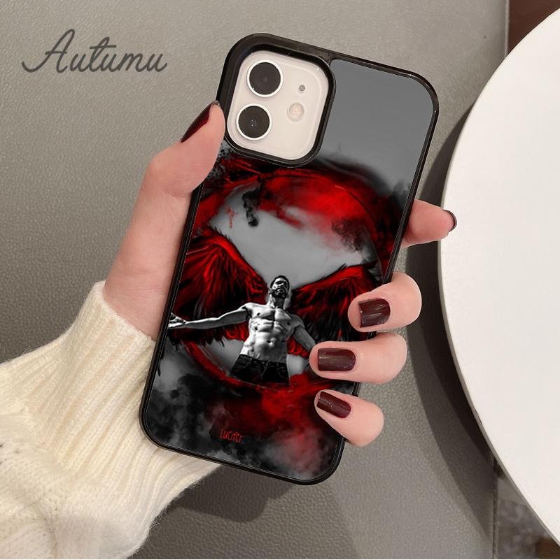 Lucifer TV Phone Case for iPhone 11 12 13 14 Pro Max Mini X XR XS SE 2020 5 6S 7 8 Plus Samsung Galaxy S21 S22 Cover Shell