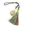 Rotating Astrological Tassel Charm HandWoven Ethnic Design Car Hanging Ornament DoubleSided Bagua