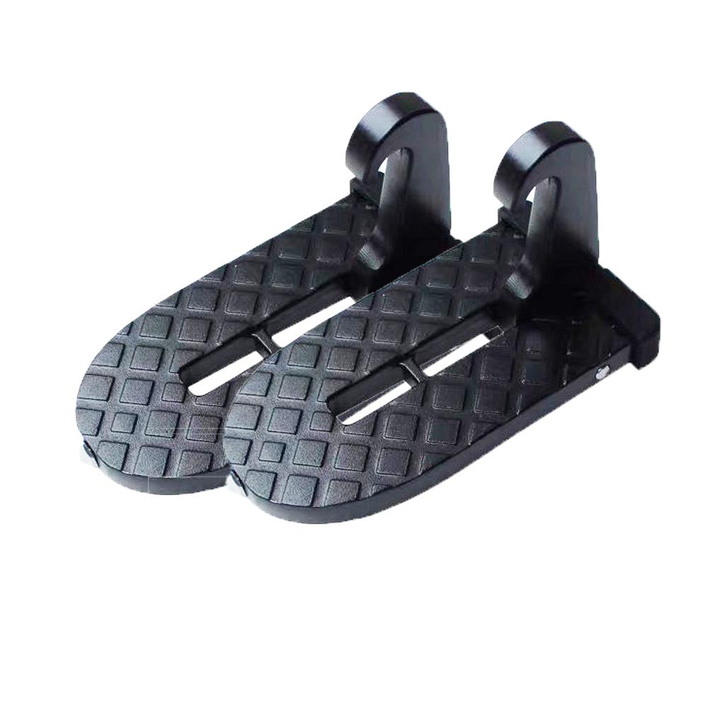 Cârlig de blocare a ușii de mașină pliabil universal, mini pedală auxiliară, ciocan de siguranță din aliaj de aluminiu pentru mașină Jeep