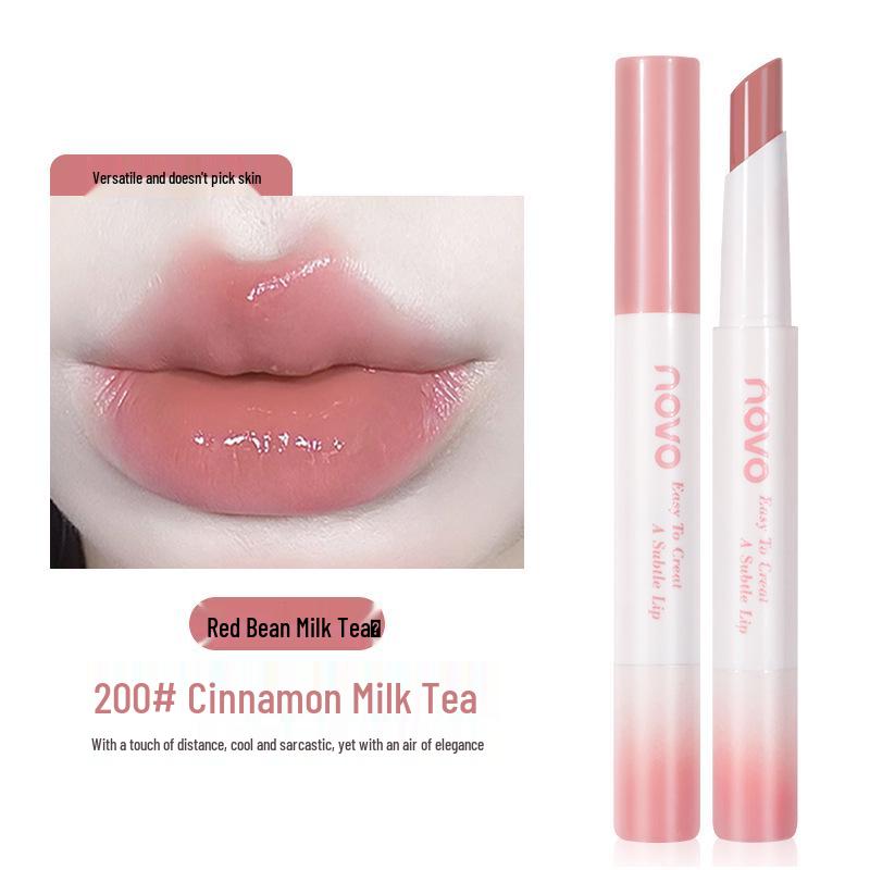 

Novo Charming Sheer Watery Lipstick: Moisturizing, Color-Locking, Easy Application, Whitening, Mirror Gloss for Students and Goddesses.