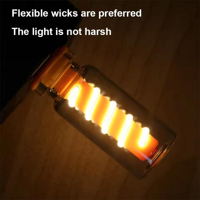 Für tägliche Beleuchtung Glühbirne Atmosphärenlampe LED Spiralfilamentlicht Handgefertigt DIY Campinglicht LED Flexibel Retro USB Glühbirne
