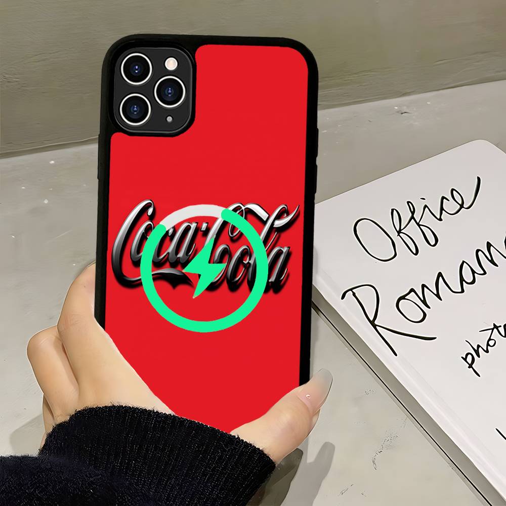 C-CocaS-Fashion Cola Phone Cover For IPhone 17 16 15 14 13 12 11 Pro Max Mini For Magsafe Magnetic Wireless Charge