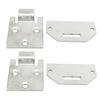 Golf Cart Seat Hinge Bottom Plate Set 71610 G01 Replacement for EZ‑GO TXT Medalist 1995 and Later