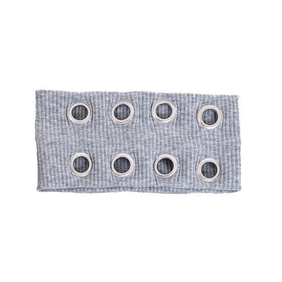 Women Hair Band Punk Style Rock Stretch Headband with Hollow Eyelets Aesthetic Design Hair Accessories