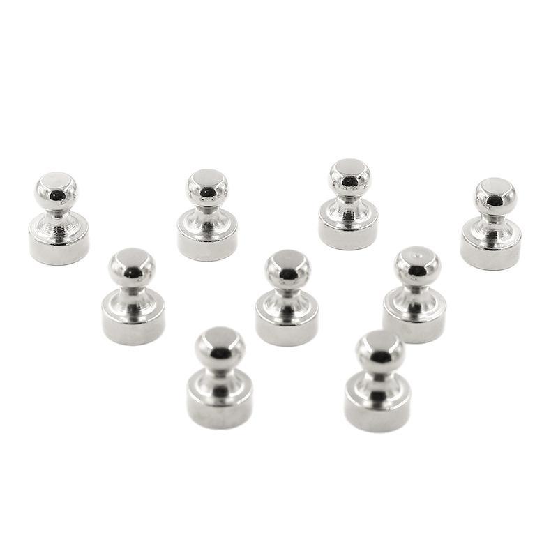 10Pcs Magnetic Pins Neodymium Magnetic Thumbtacks For Whiteboard Cone Strong Magnets Fridge Pushpin Home Storage Tools