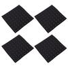 256pcs Quadrilateral Shape Tactile Sticker Set Silicone Braille Stickers   Dots for Visually Impaired 10mm Diameter