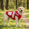 Waterproof Dog Cotton Clothes with Harness Winter Dog Coat  Medium Large Dogs