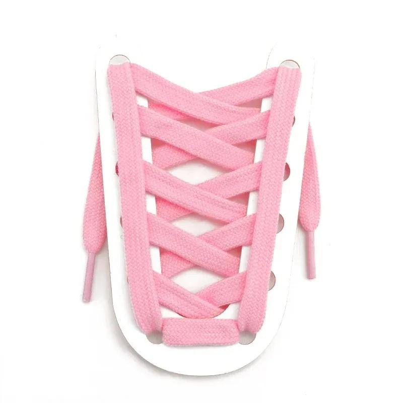 Lacci da Scarpe in Cotone Scarpe da Tennis Lacci per Scarpe Tela Casual Lacci Piatto 80/100/120/140/160CM Lacci per Scarpe Accessori