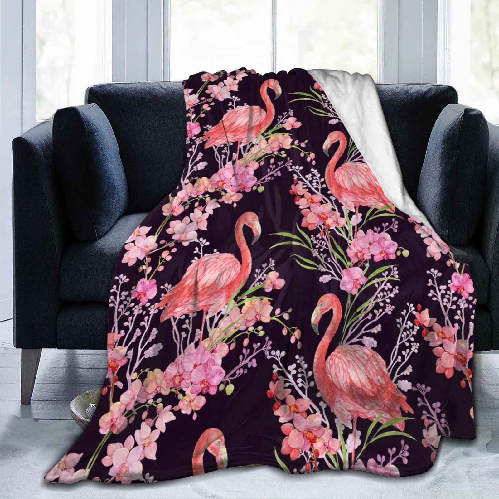 

Cute Bear and Firebird Printed Blanket for Sofa Bed Travel Camping Living Room Office Conditioning Blanket for All Seasons Gifts 75x90cm