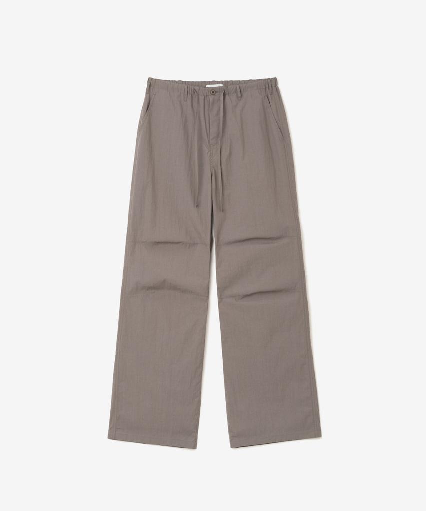Ieoning Easy String Cotton Pants, Sand Brown