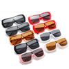 One-Piece Sunglasses, Candy-Colored Integrated Large-Frame Glasses, Street-Shot Thin-Face Sunglasses For Women