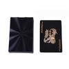 Black Gold Playing Card Poker Game Deck Blue Red Poker Suit Plastic Magic Waterproof Deck Of Card Gift Collection
