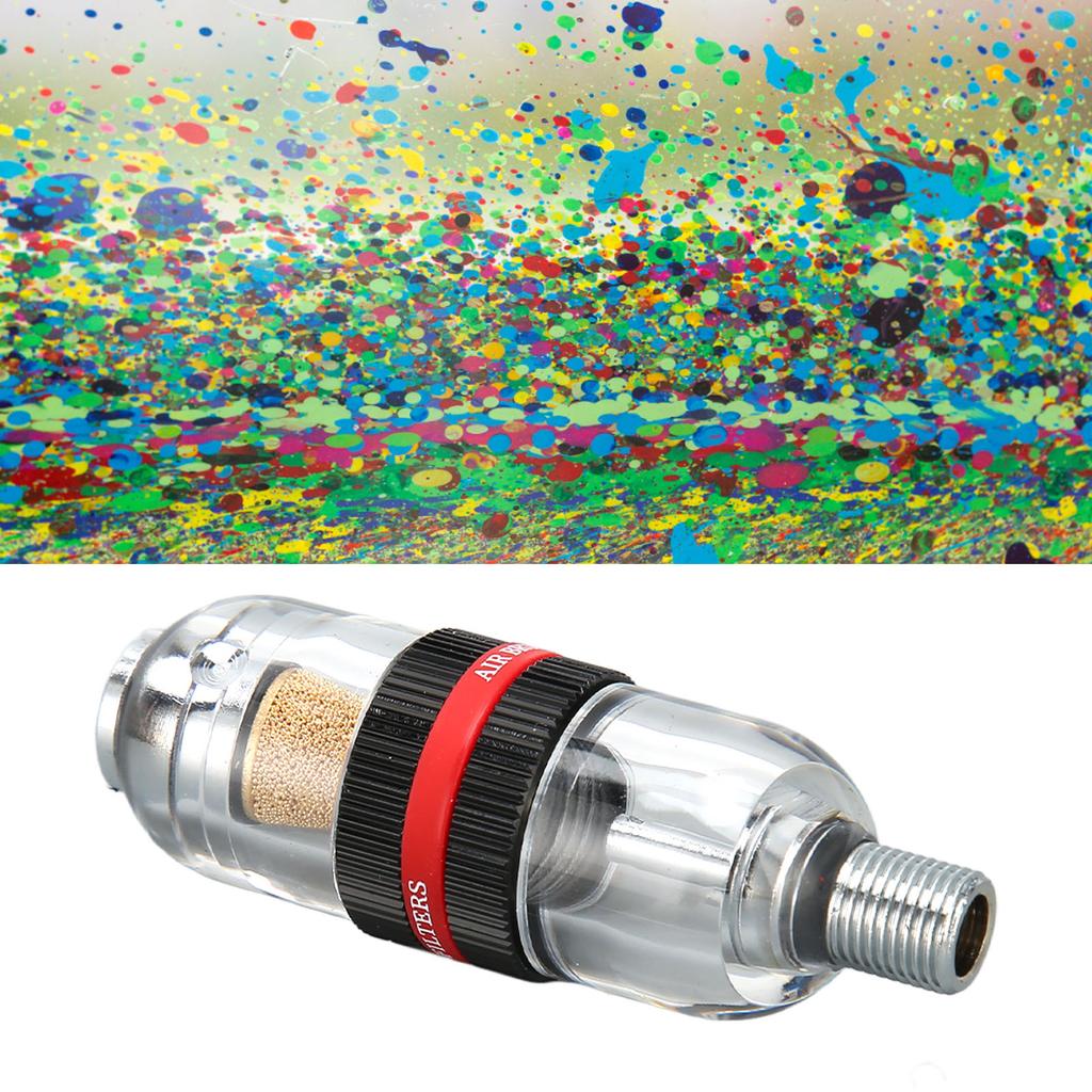 Water Oil Separator with 3 Filter Cotton sy to Install brush Filter Replacement for Spray