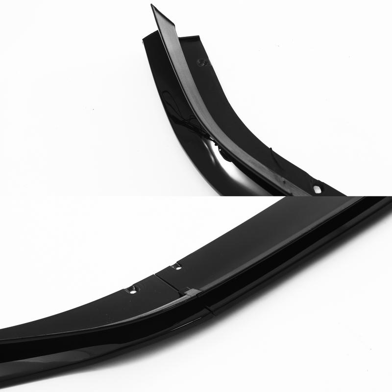 Gloss Black TCR Front Bumper Splitter Lip Kits For Volkswagen Golf MK7.5 GTI 2017-2020